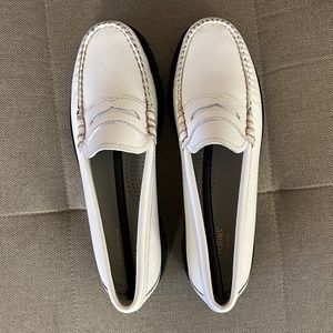 NWT G.H Bass Weejuns Penny Loafer White - Size 6